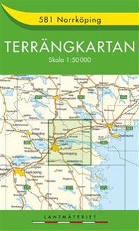 581 Norrköping Terrängkartan - 1:50000