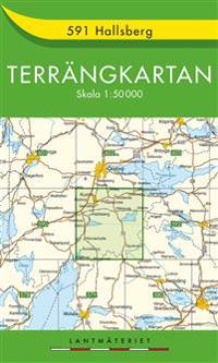 591 Hallsberg Terrängkartan - 1:50000