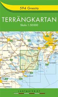 594 Gnesta Terrängkartan - 1:50000