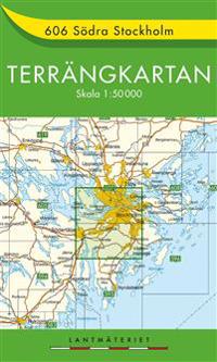 606 Södra Stockholm Terrängkartan - 1:50000