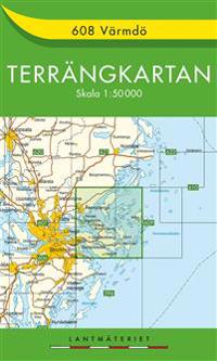 608 Värmdö Terrängkartan - 1:50000