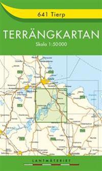 641 Tierp Terrängkartan - 1:50000