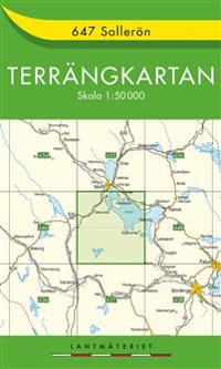 647 Sollerön Terrängkartan - 1:50000