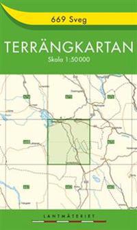 669 Sveg Terrängkartan - 1:50000