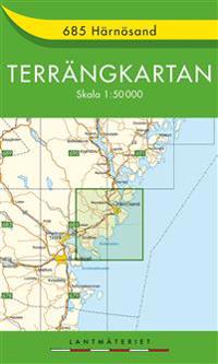685 Härnösand Terrängkartan - 1:50000