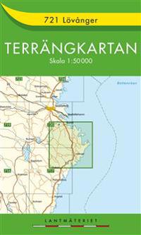 721 Lövånger Terrängkartan - 1:50000