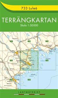 733 Luleå Terrängkartan - 1:50000
