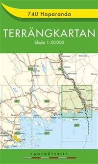 740 Haparanda Terrängkartan - 1:50000