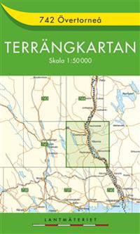 742 Övertorneå Terrängkartan - 1:50000