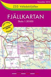 Z53 Vålådalsfjällen Fjällkartan - 1:50000