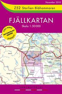 Z52 Storlien-Blåhammaren Fjällkartan - 1:50000