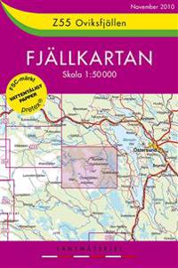 Z55 Oviksfjällen Fjällkartan - 1:50000