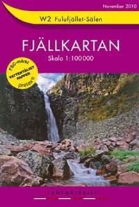 W2 Fulufjället-Sälen Fjällkartan - 1:100000