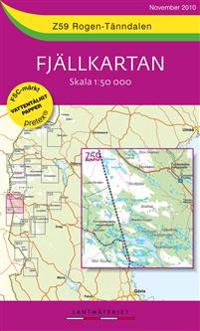 Z59 Rogen Fjällkartan - 1:50000
