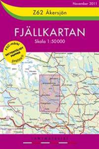 Z62 Åkersjön Fjällkartan - 1:50000