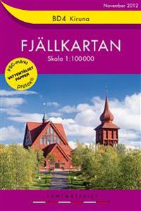 BD4 Kiruna Fjällkartan - 1:100000