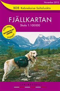 BD8 Kebnekaise-Saltoluokta Fjällkartan - 1:100000