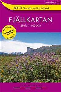 BD10 Sareks Nationalpark Fjällkartan - 1:100000