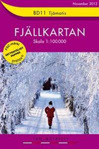 BD11 Tjåmotis Fjällkartan - 1:100000