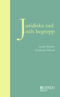 Juridiska ord och begrepp