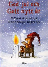 Julkort God Jul Gott Nytt År 20 vykort