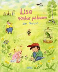 Lisa väntar på bussen