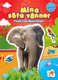 Mina söta vänner : pyssel med klistermärken (röd)