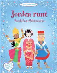 Jorden runt : pysselbok med klistermärken