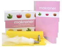 Makroner: En bok med 40 recept, en silikonduk och sprits med två munstycken