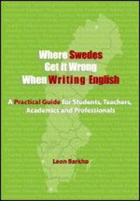 Where Swedes Get it Wrong When Writing English