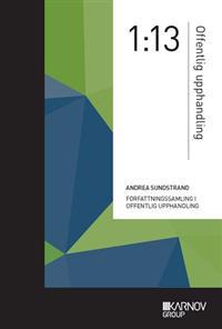 Författningssamling i Offentlig upphandling 1:13