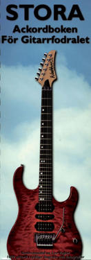 Stora ackordboken för gitarrfodralet