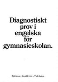 Diagnostiskt prov i engelska för gymnasieskolan
