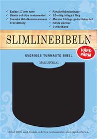 Slimline Bibeln svart konstskinn utan apokryferna