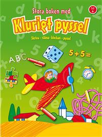Stora boken med klurigt pyssel : skriva, räkna, klockan, pyssel