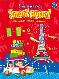 Stora boken med smart pyssel : hitta gömda ord, finn felen, logiska pussel