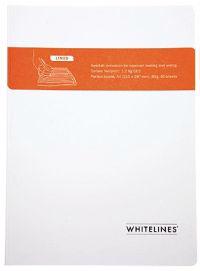 Whitelines Perfect Bound A4 Lined White