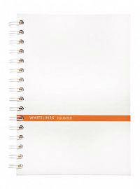 Whitelines Hard Wire A6 Squared Notebook: Supporting Your Ideas