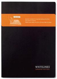 Whitelines Perfect Bound A4 Squared Black