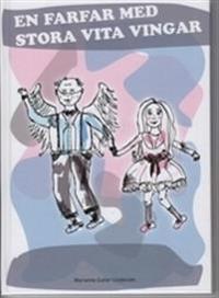 En farfar med stora vita vingar