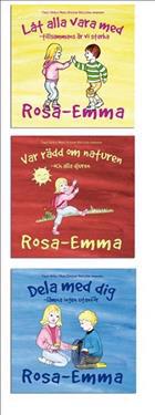 Rosa-Emma bokpaket 1,2,3
