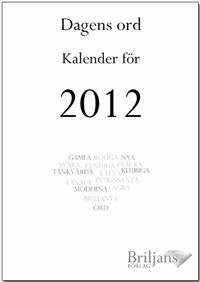 Dagens ord : kalender för 2012