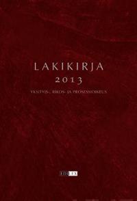 Lakikirja 2013