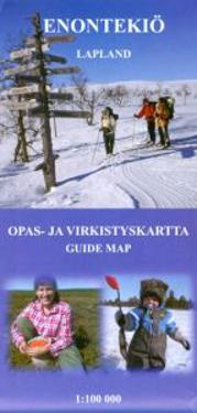 Enontekiö opas- ja virkistyskartta, 1:100 000
