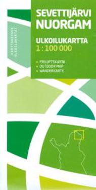 Sevettijärvi-Nuorgam ulkoilukartta 1:100 000