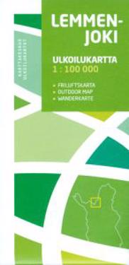Lemmenjoki ulkoilukartta, 1:100 000