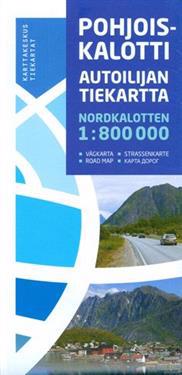 Pohjoiskalotti autoilijan tiekartta, 1:800 000