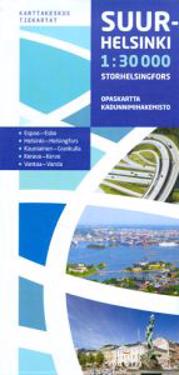 Suur-Helsinki, 1:30000 opaskartta & hakemisto