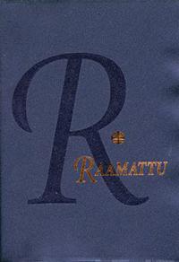Raamattu (taskuraamattu R368, Hohto, tumma violetti, taipuisa muovikansi)