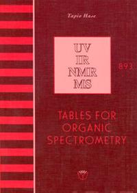 Tables for organic spectrometry